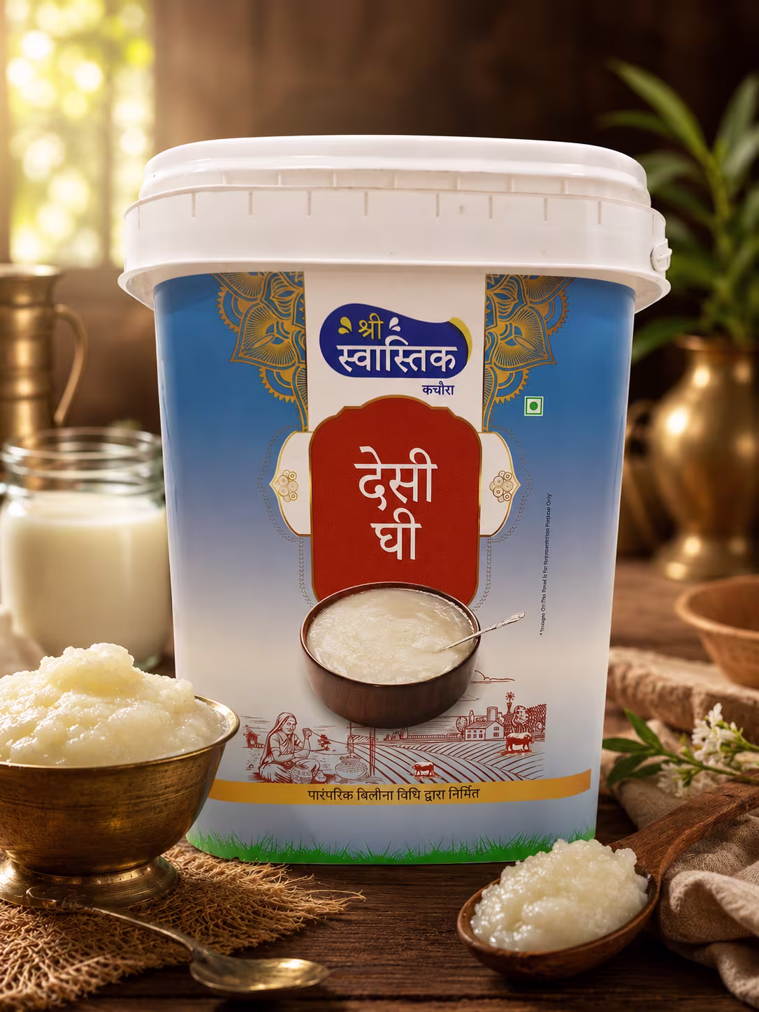 Sri Swastik Desi Ghee 15 kg
